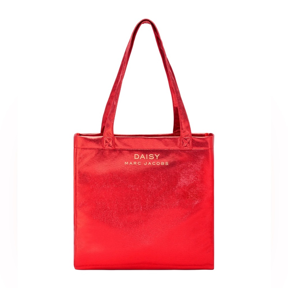 Marc Jacobs Daisy Metallic Red Tote